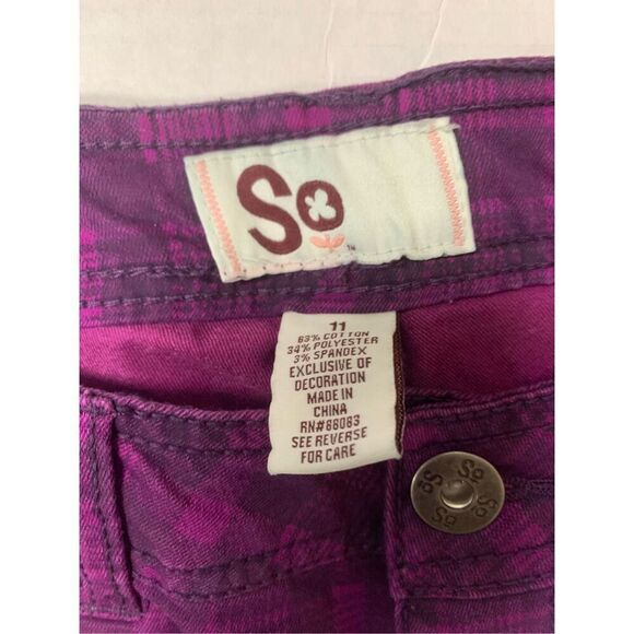 Plaid Patterned Jeans - Picture 4 of 7